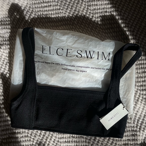 Erin top texture - Nero by elce swim (large) - Picture 6 of 8